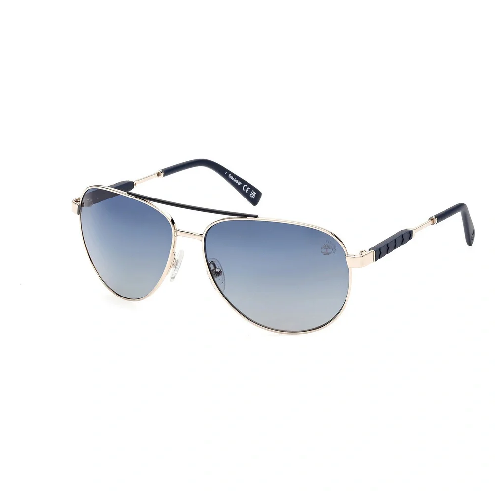 NWT TIMBERLAND TB9282 32D 61 Sunglasses Gold / Smoke Polarized/ Sunglasses
